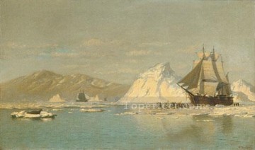 Frente a Groenlandia William Bradford Pinturas al óleo